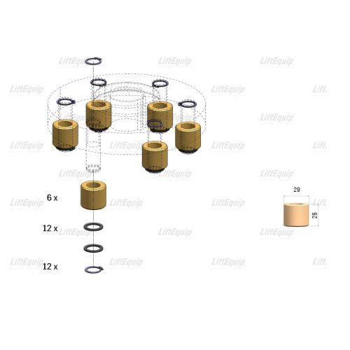 KIT RUBBER BUFFER (STANDARD)