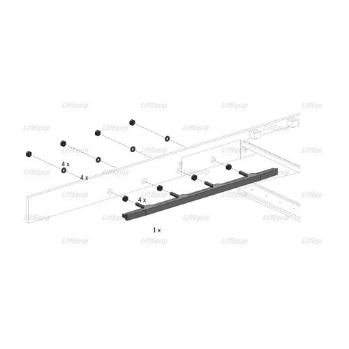 KIT STEP INLET GUIDE WITH 4 THREAD BOLTS