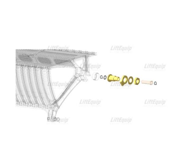 KIT HOLLOW AXLE 75kN 1 STEP; x40