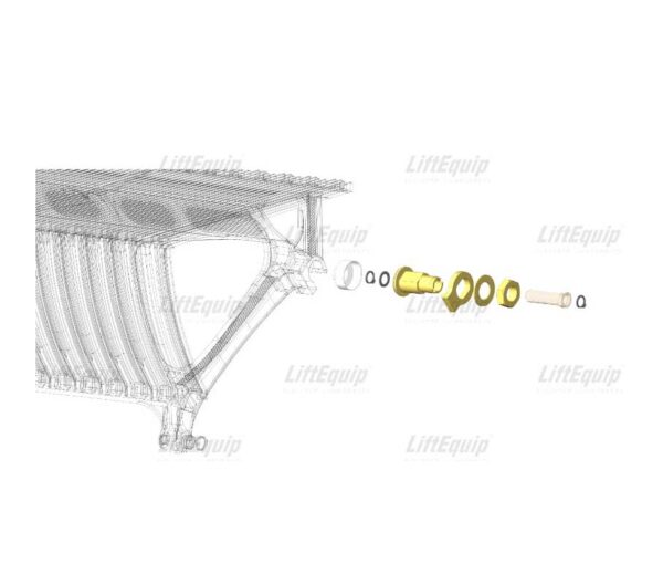 KIT HOLLOW AXLE 195kN 1 STEP; x40